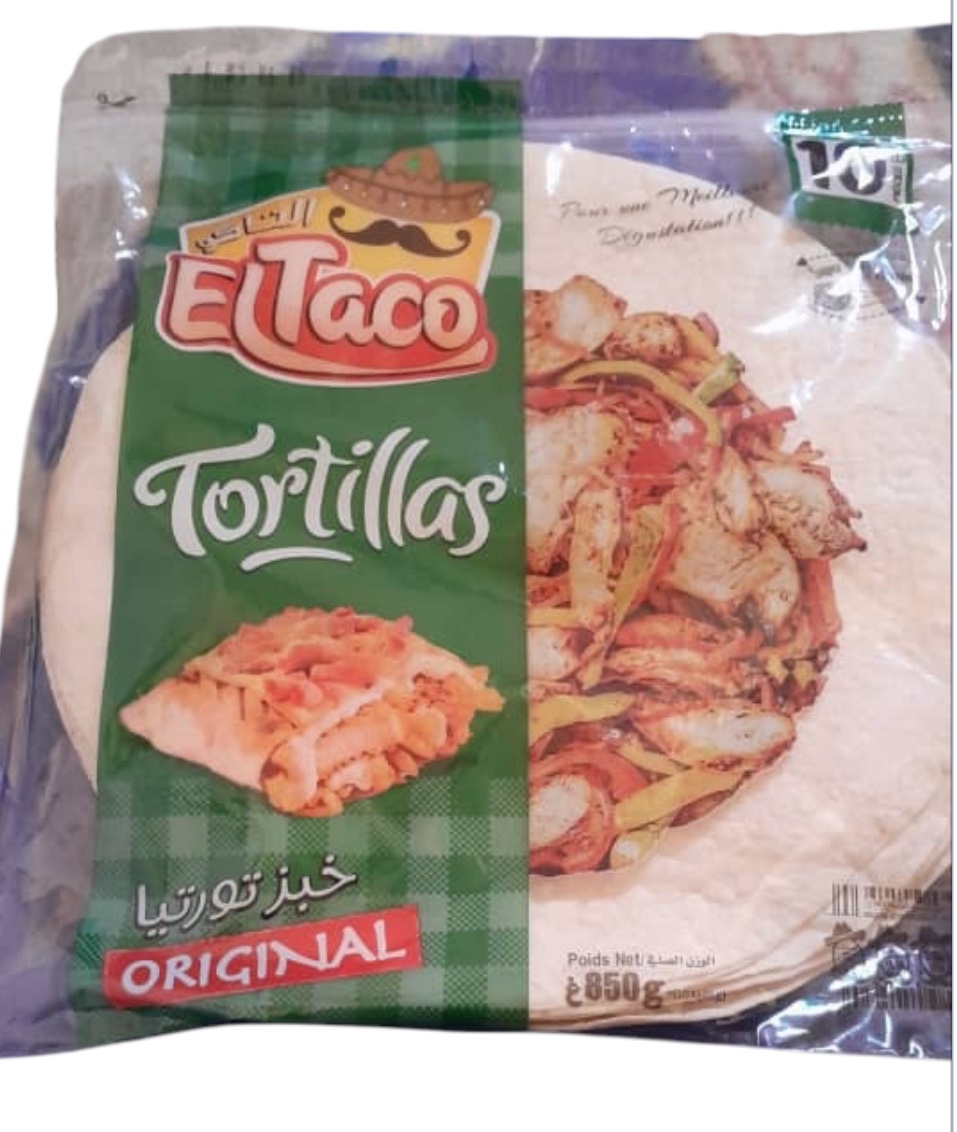Tortillas grandes  el Taco 10u/ خبز تاكوس