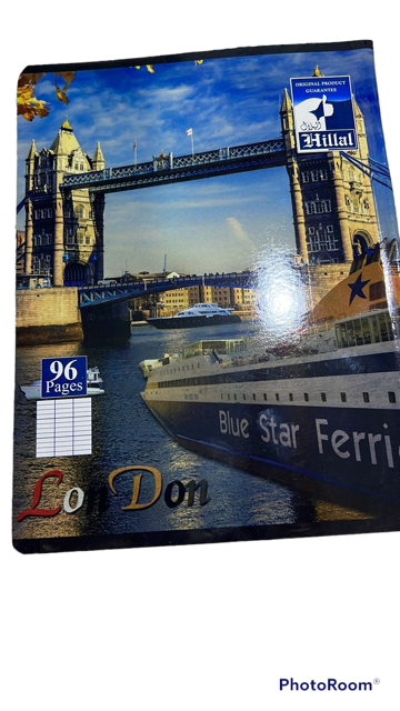 Cuaderno 96 hojas.